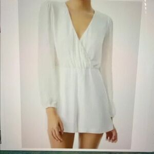 Alice + Olivia White Jumpsuit